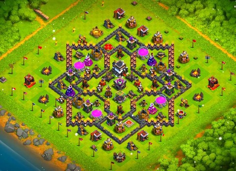 部落冲突九本用什么流