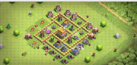 部落冲突5本怎么摆阵[图1]