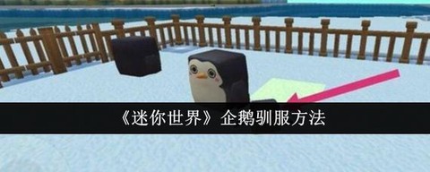 迷你世界中怎么驯服猪